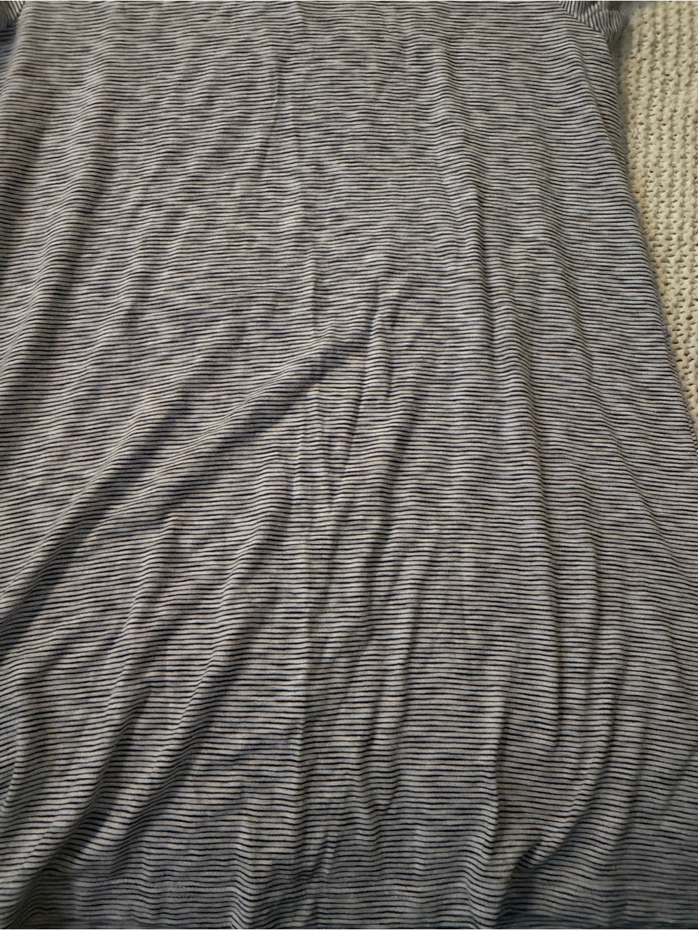 GAP Mini Dress in Navy and White Thin Stripes
